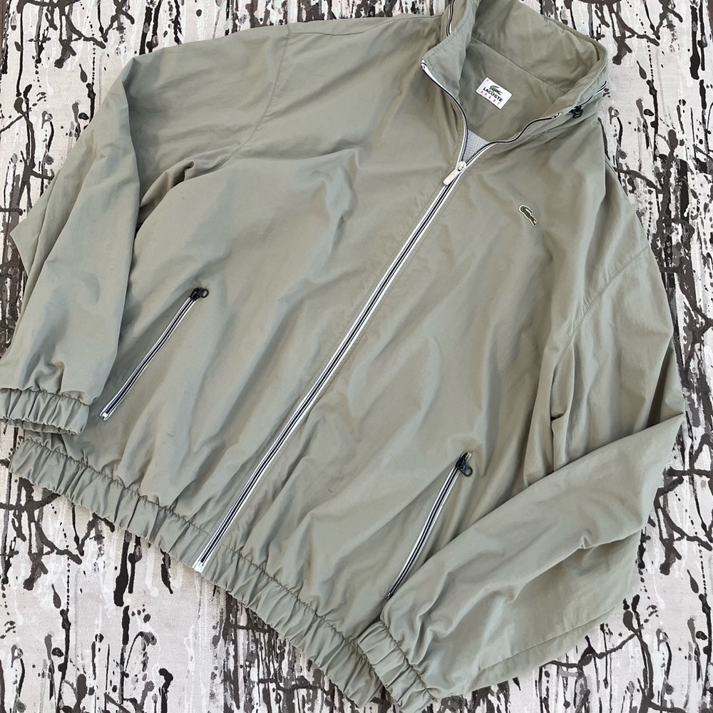 Men’s classic light hooded zippered jacket,size XL